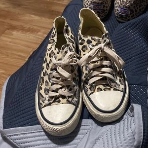 Chuck Taylor leopard sneakers